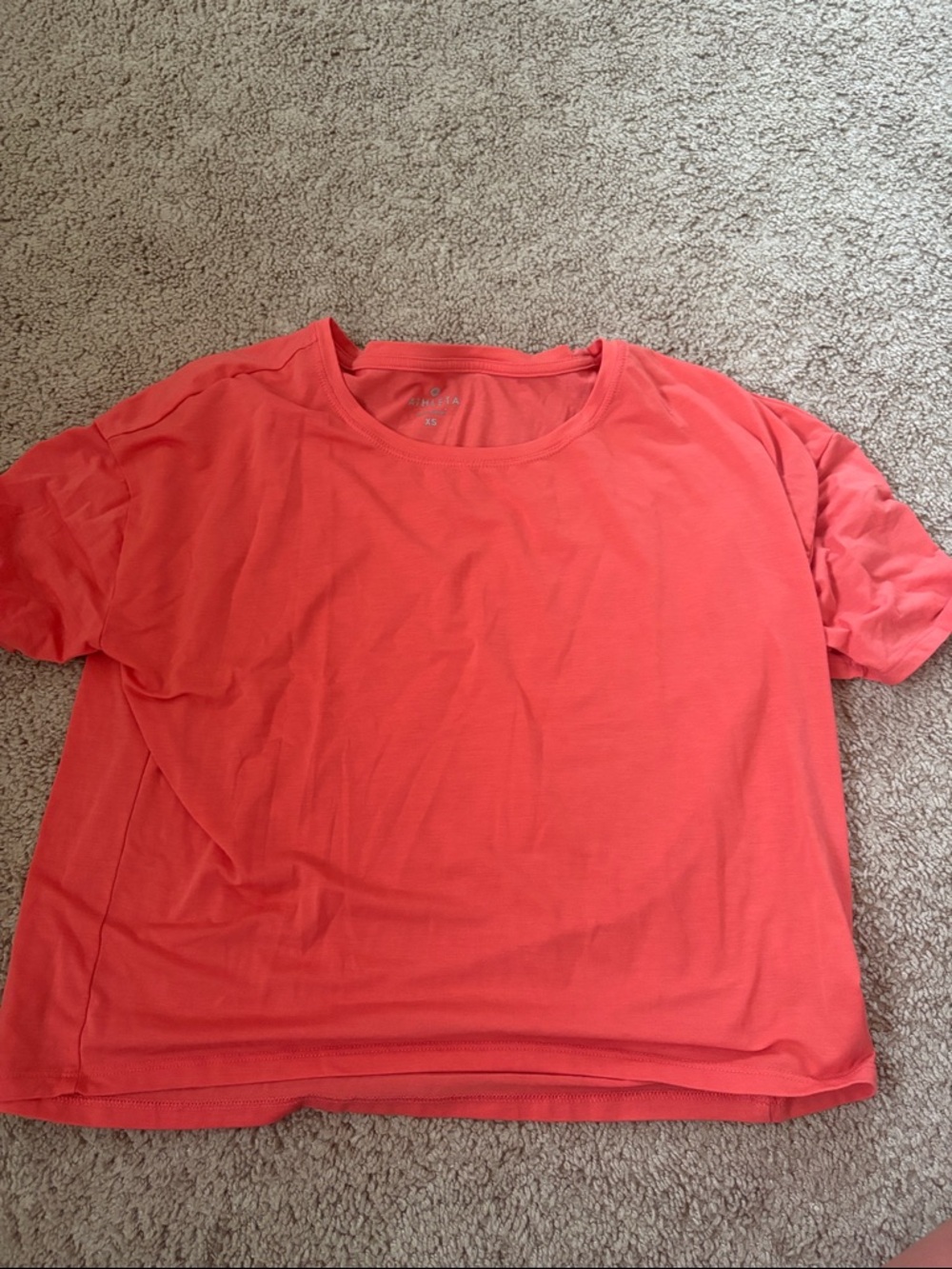 Athleta Coral Short Sleeve Tee